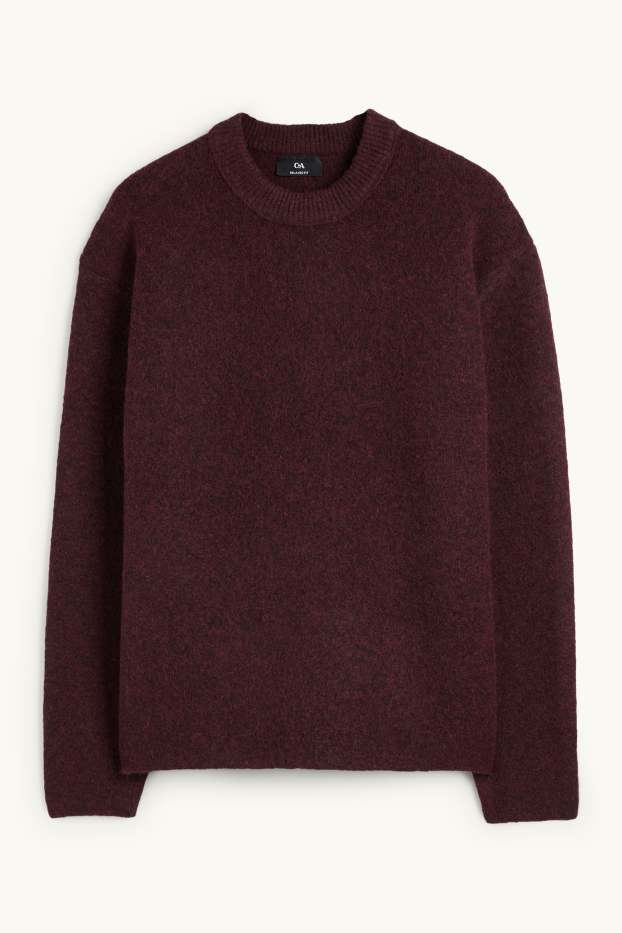 Herren - Pullover - bordeaux