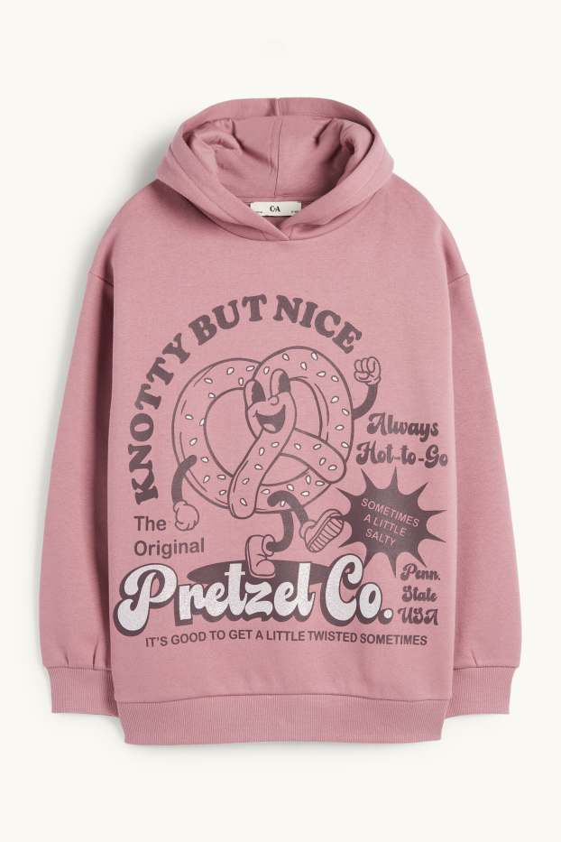 Nena - Pretzel - dessuadora amb caputxa - violeta clar