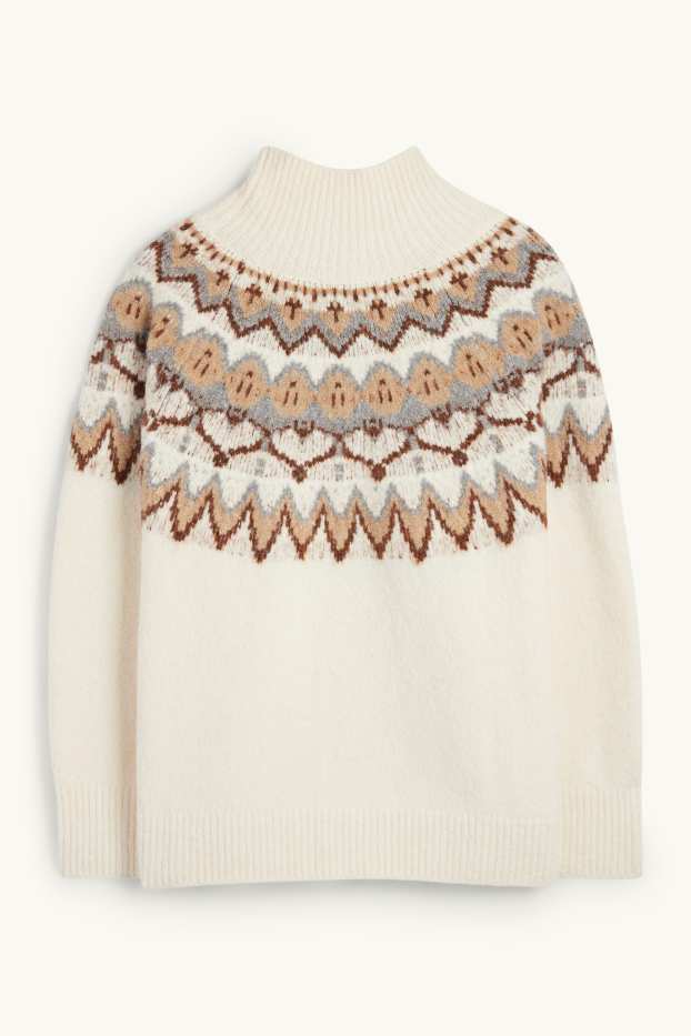 Dona - Jersei - amb dibuix - blanc trencat