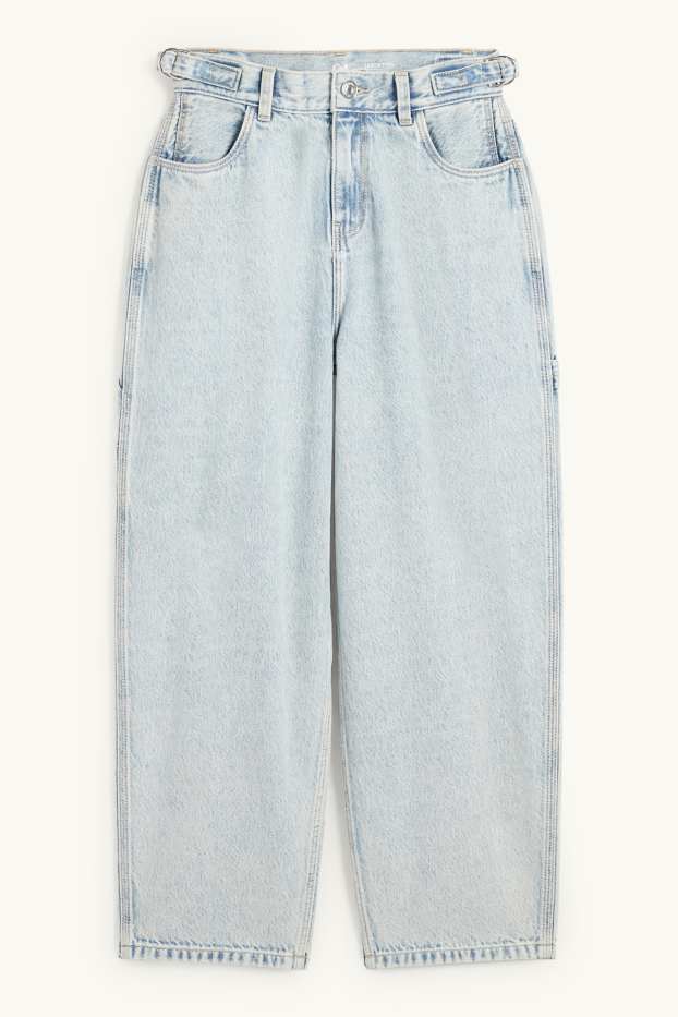 Children Girls - Balloon jeans - denim-light blue