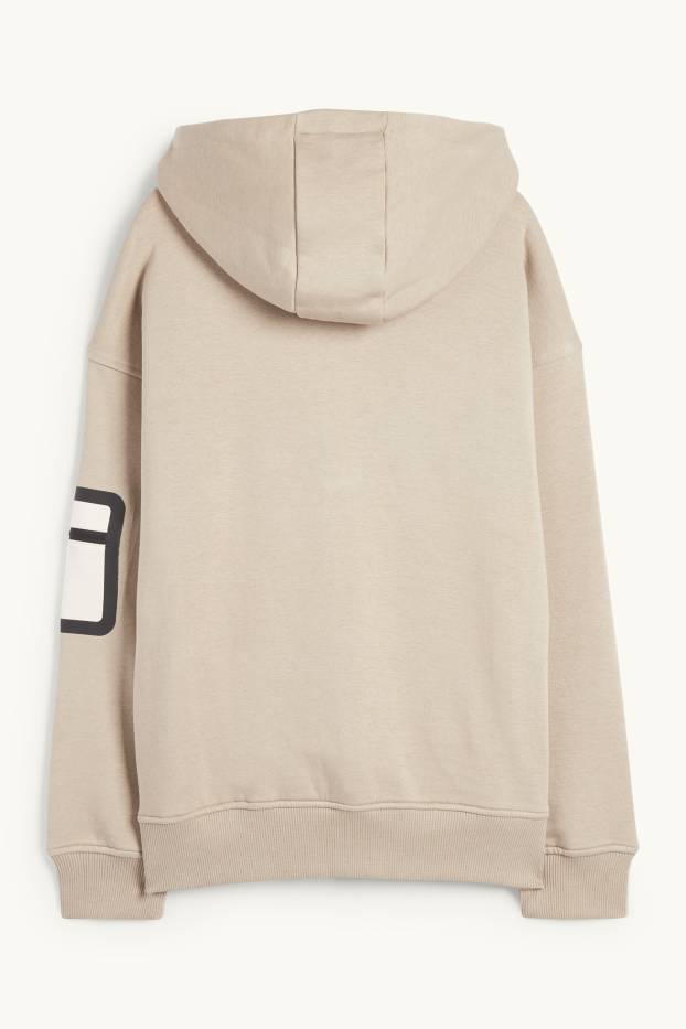 Kinder Buben - Hoodie - taupe
