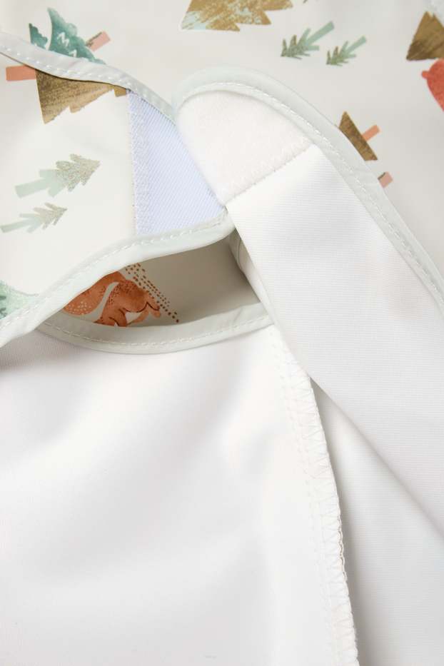 Unisex - Waldtiere - Baby-Ärmellätzchen - hellgrau