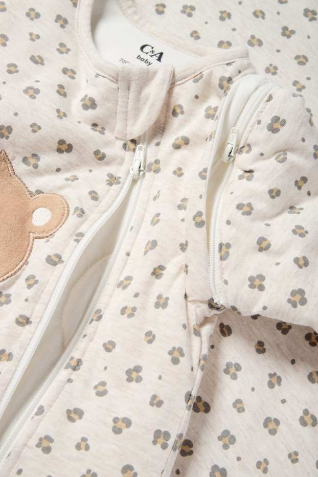 Bébés filles - Léopard - gigoteuse - 6-18 mois - beige clair