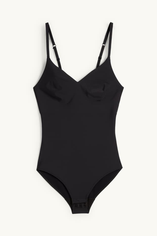 Damen - Shaping-Body - seamless - LYCRA® - schwarz