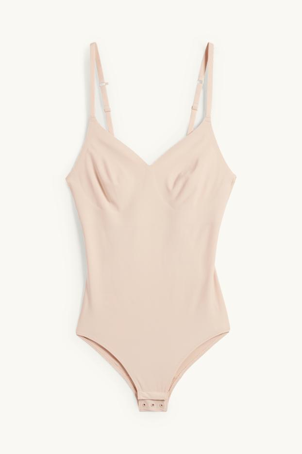 Damen - Shaping-Body - seamless - LYCRA® - hellbeige