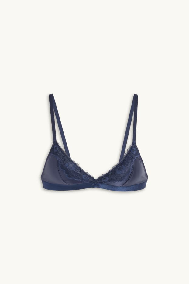 Women - Bralette - padded - dark blue