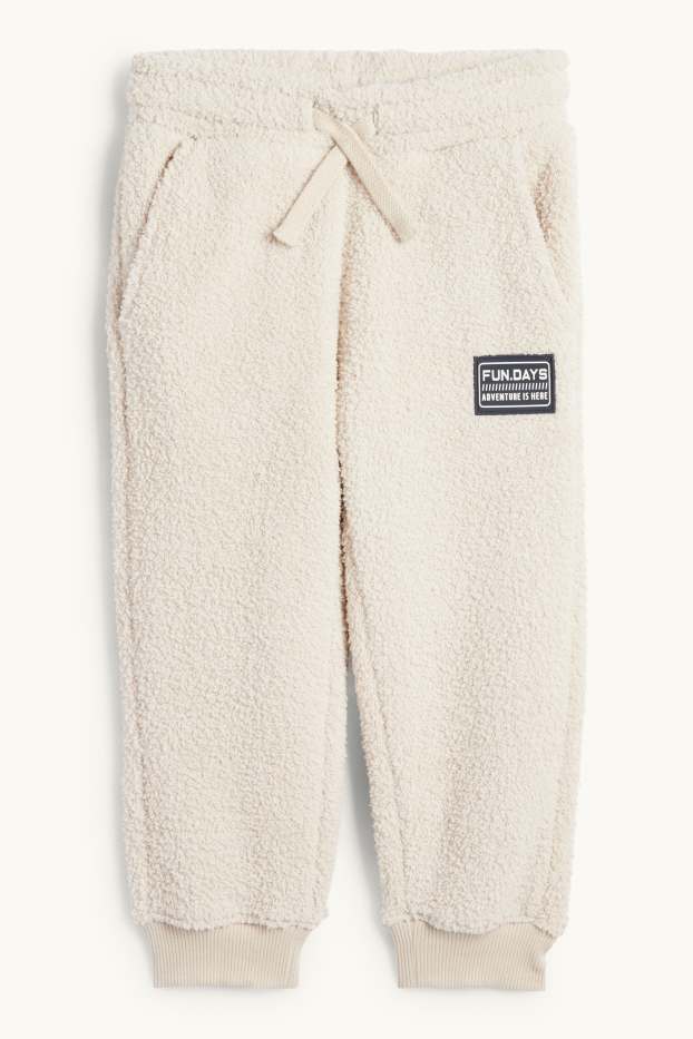 Nen - Pantalons de xandall polars - blanc trencat