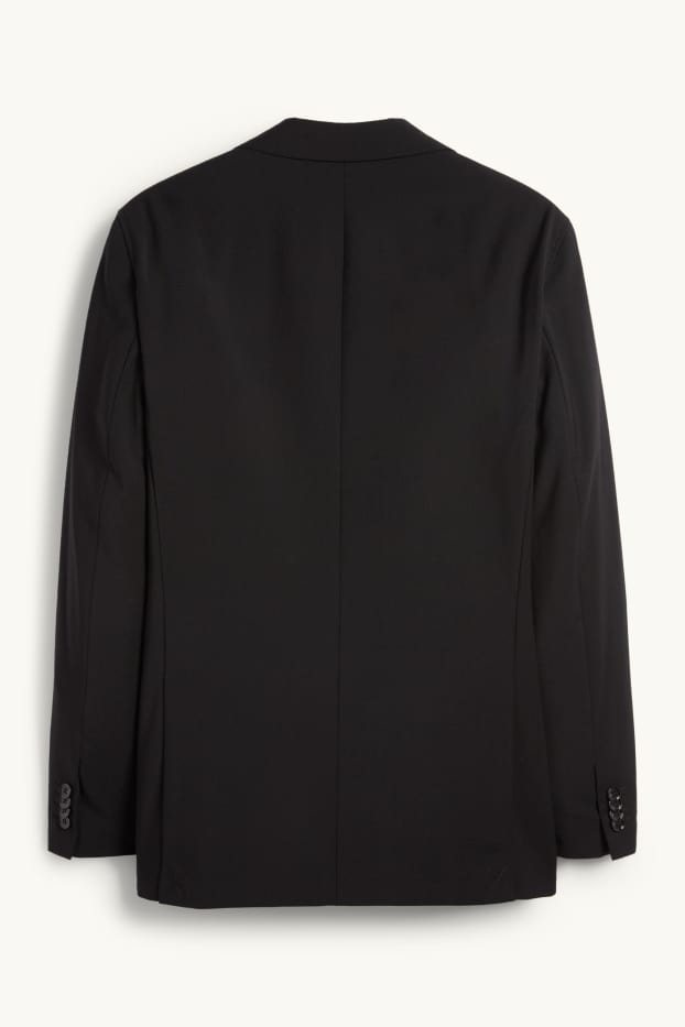 Uomo - Giacca coordinabile - regular fit - Flex - misto lana - LYCRA® - nero