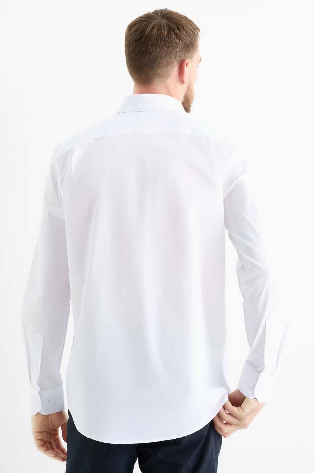 Home - Camisa formal - regular fit - Kent - blanc