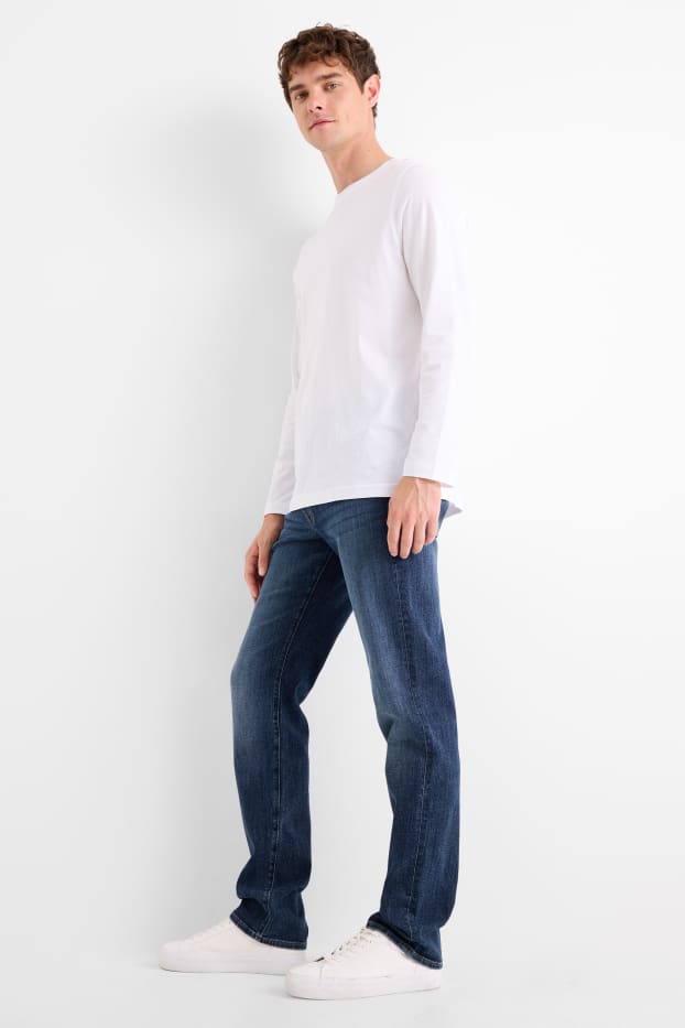 Hommes - Straight jean - LYCRA® - jean bleu