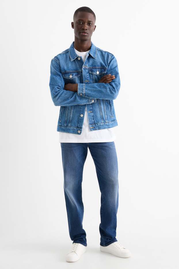 Herren - Straight Jeans - Thermojeans - LYCRA® - jeansblau