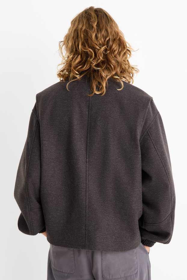 Heren - Jas - donkergrijs