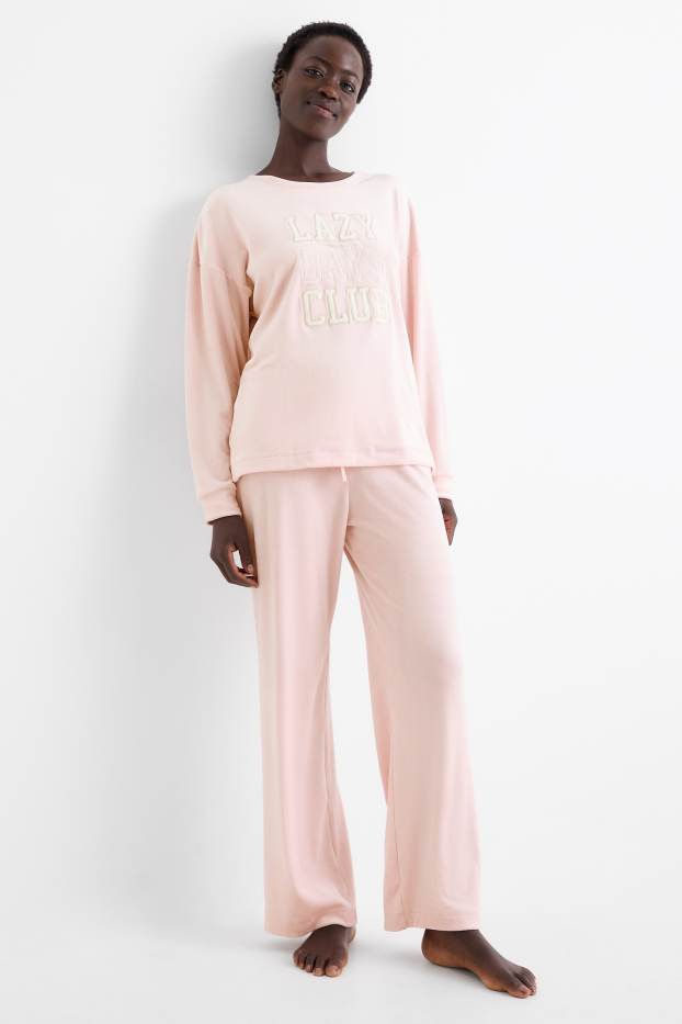 Femmes - Pyjama d’hiver - rose