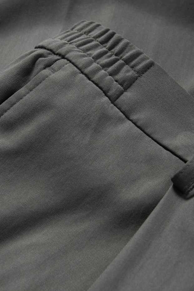 Hommes - Pantalon de costume - regular fit - gris