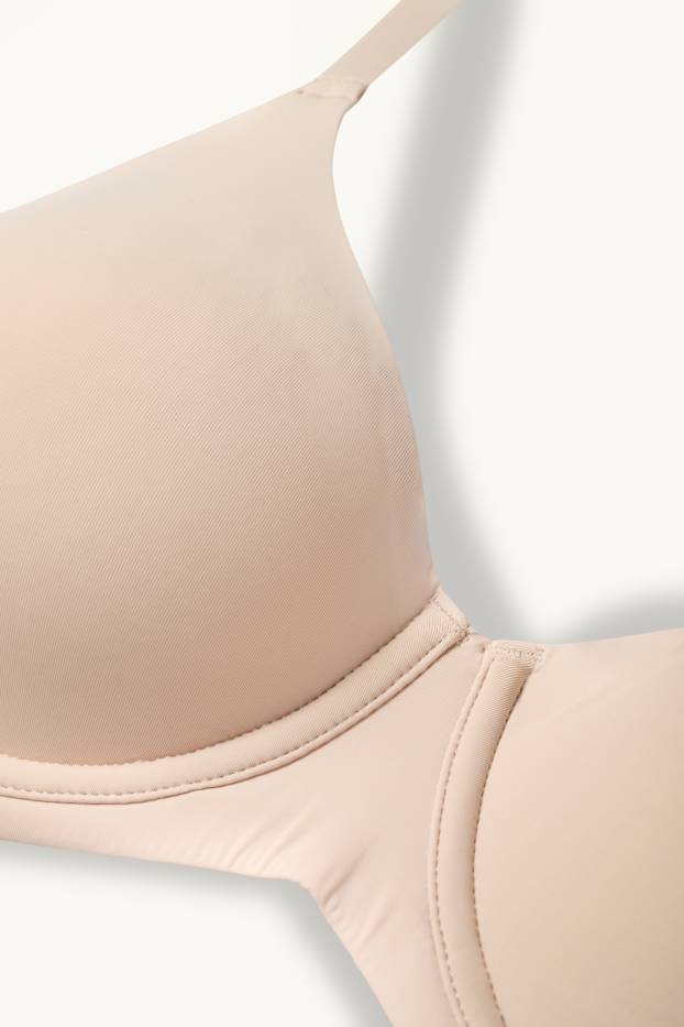 Damen - BH mit Bügel - FULL COVERAGE - unwattiert - LYCRA® - hellbeige