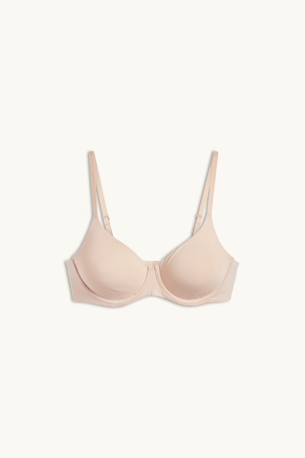 Damen - BH mit Bügel - FULL COVERAGE - unwattiert - LYCRA® - hellbeige