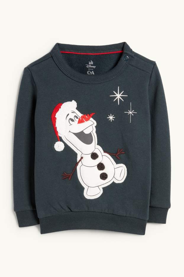 Baby Buben - Frozen - Baby-Sweatshirt - dunkelblau