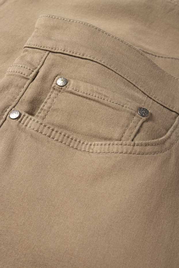 Hommes - Pantalon chaud - regular fit - beige