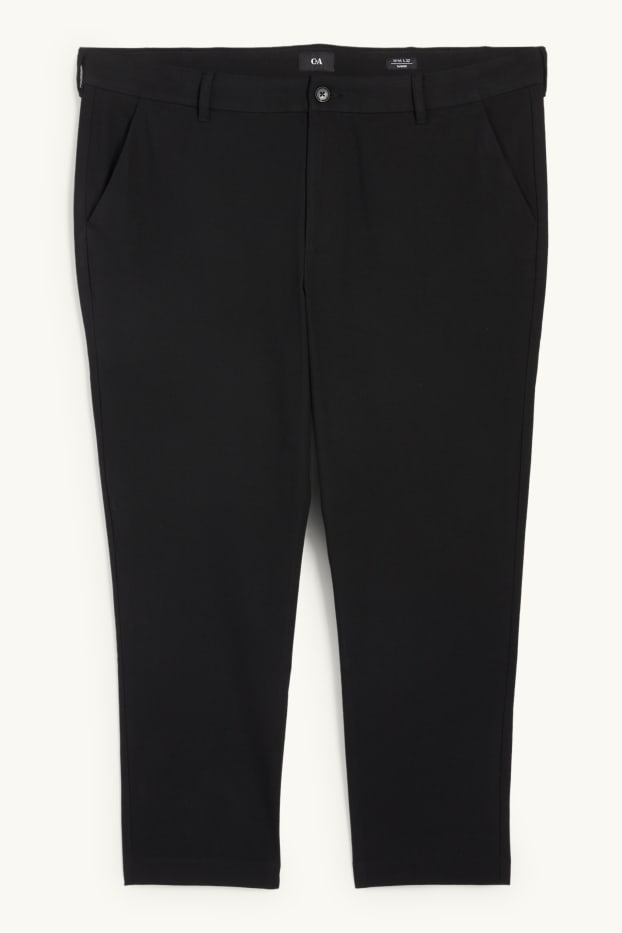 Hommes - Chino - tapered fit - noir