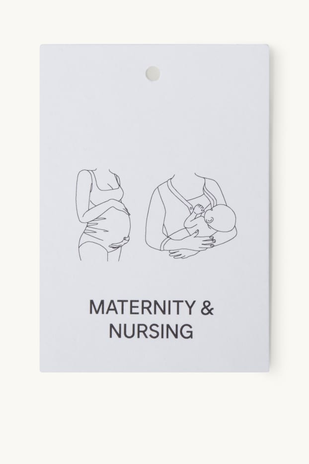 Femei - Cămașă de noapte pentru alăptare - negru