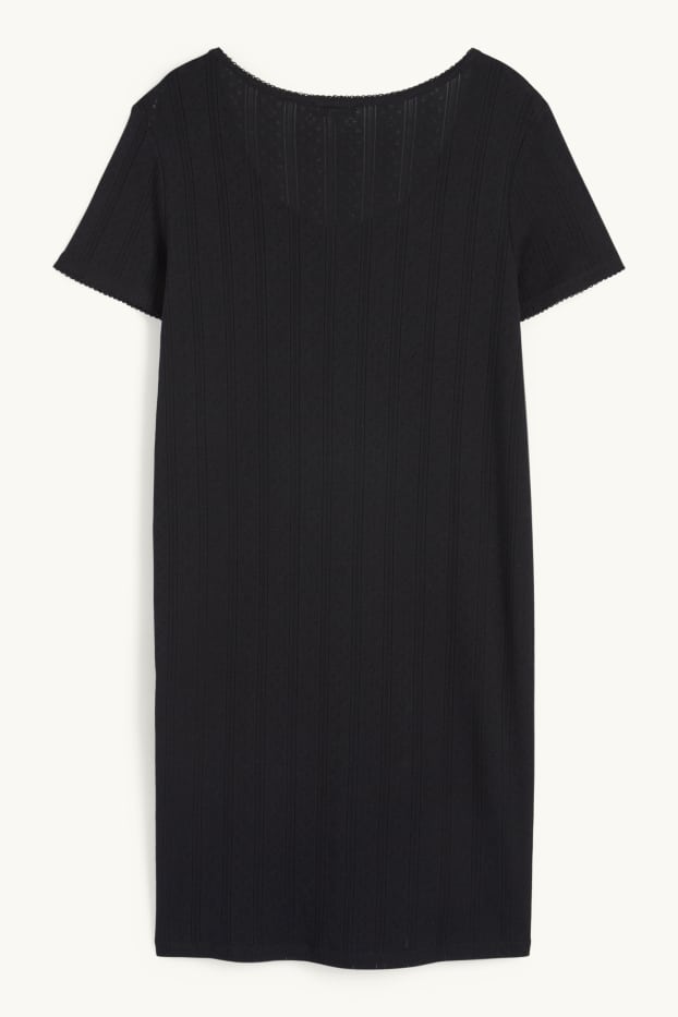 Femei - Cămașă de noapte pentru alăptare - negru