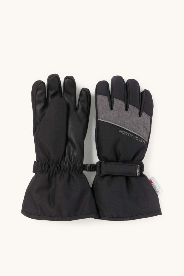 Nen - Guants d'esquí - impermeables - negre