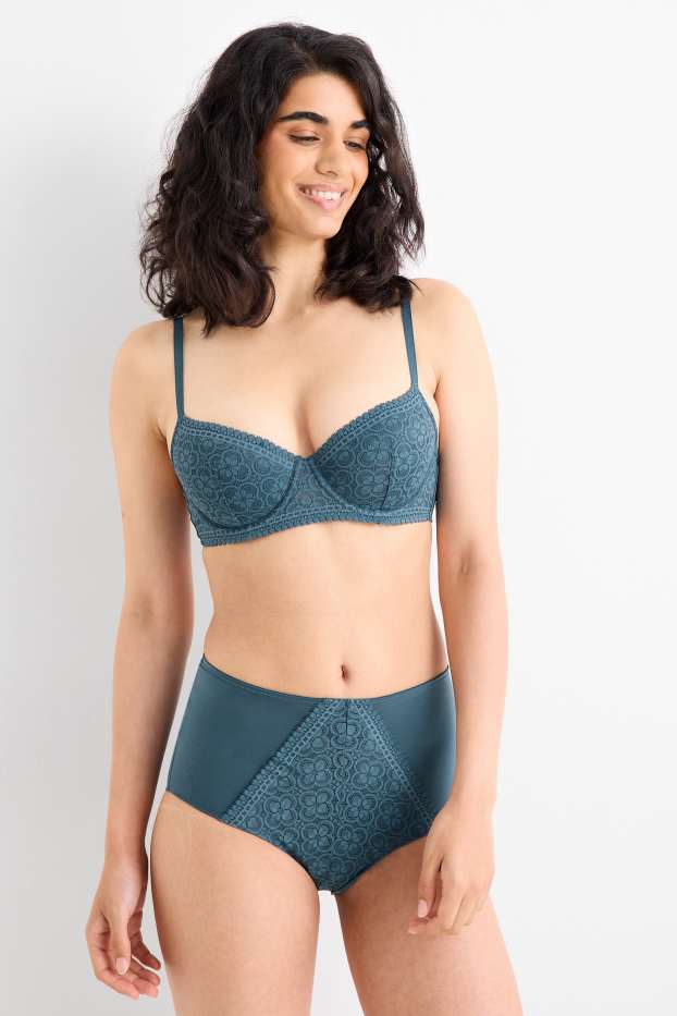 Damen - Slip - petrol