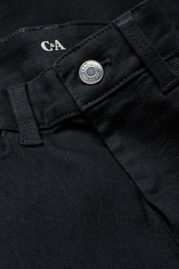 Femei - Jegging jeans - talie înaltă - negru