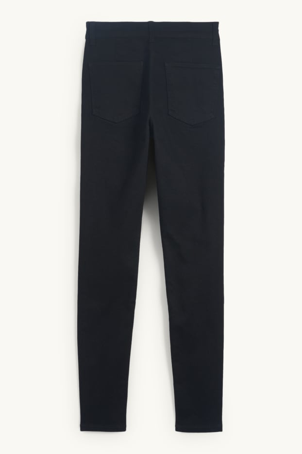 Femei - Jegging jeans - talie înaltă - negru