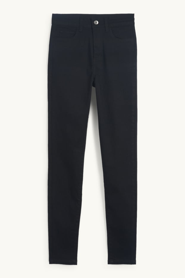 Femei - Jegging jeans - talie înaltă - negru