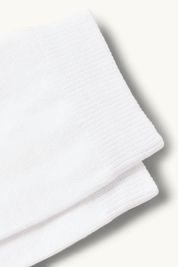 Femmes - Lot de 10 paires - chaussettes - blanc