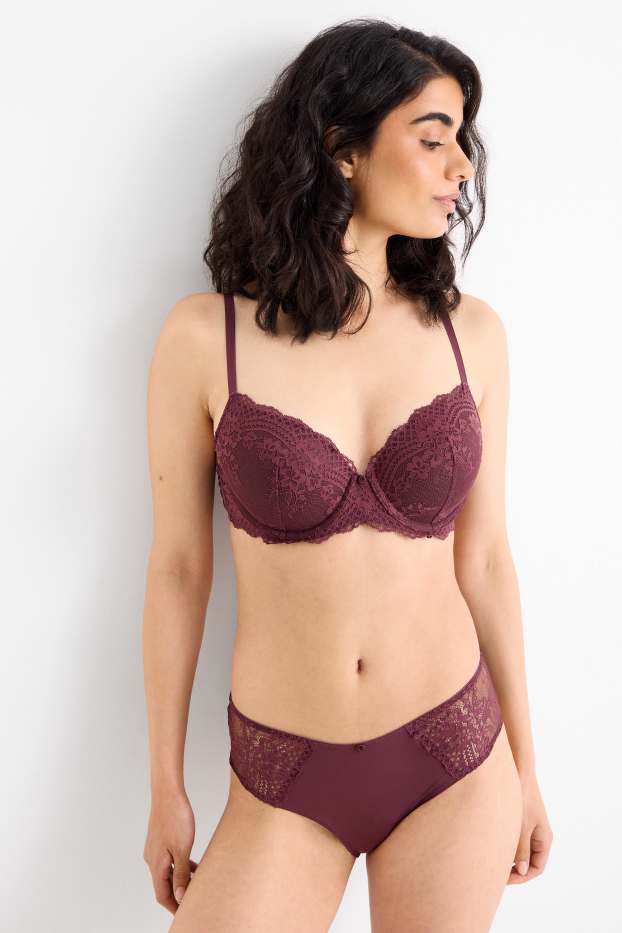 Damen - Hipster - bordeaux