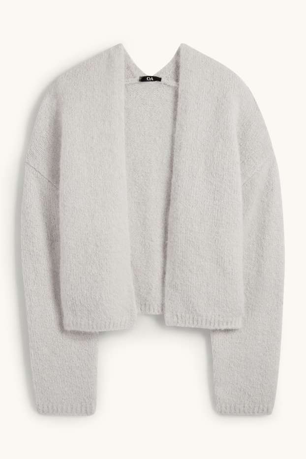 Dona - Jaqueta de punt - gris clar