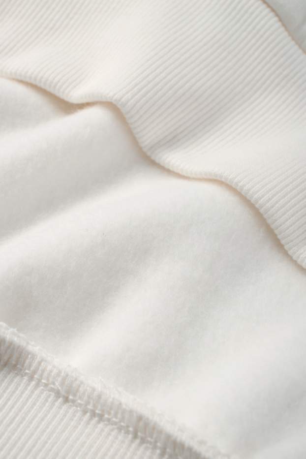 Uomo - Felpa con cappuccio oversize - Tartarughe Ninja - bianco crema