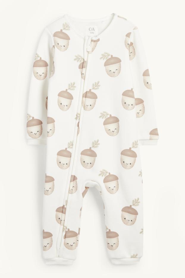 Unisexe - Gland - pyjama bébé - blanc crème