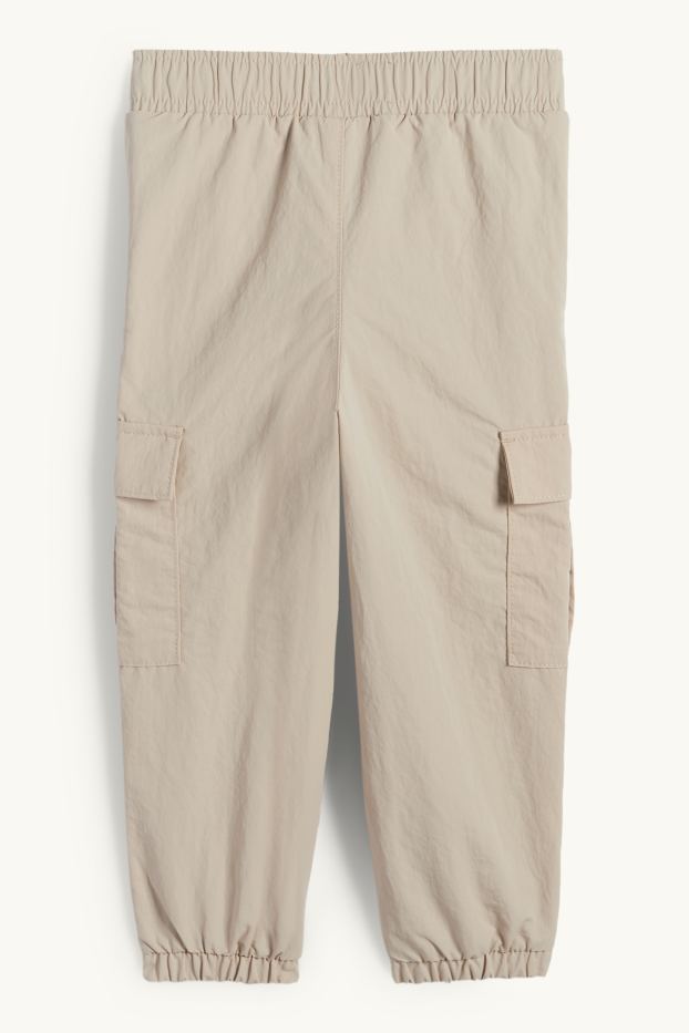 Kinder Jungen - Thermo-Cargohose - beige