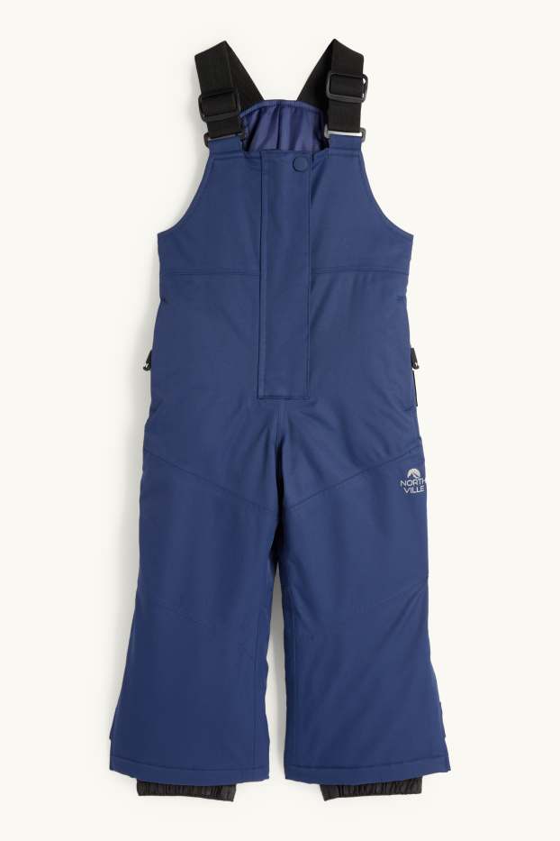 Copii - Fete - Pantaloni de schi - impermeabili - albastru închis