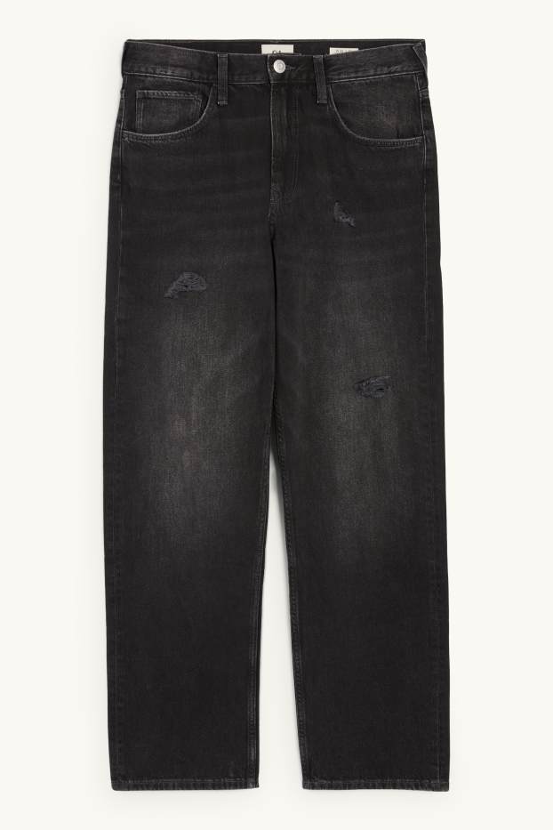 Bărbați - Relaxed jeans - negru