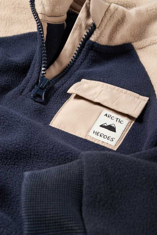 Niños - Sudadera de material polar - azul oscuro