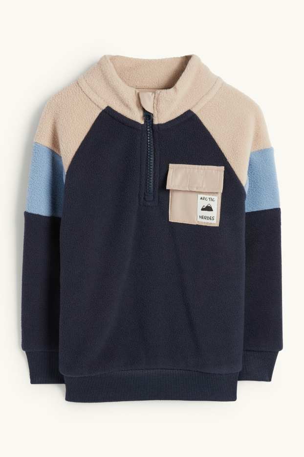 Niños - Sudadera de material polar - azul oscuro