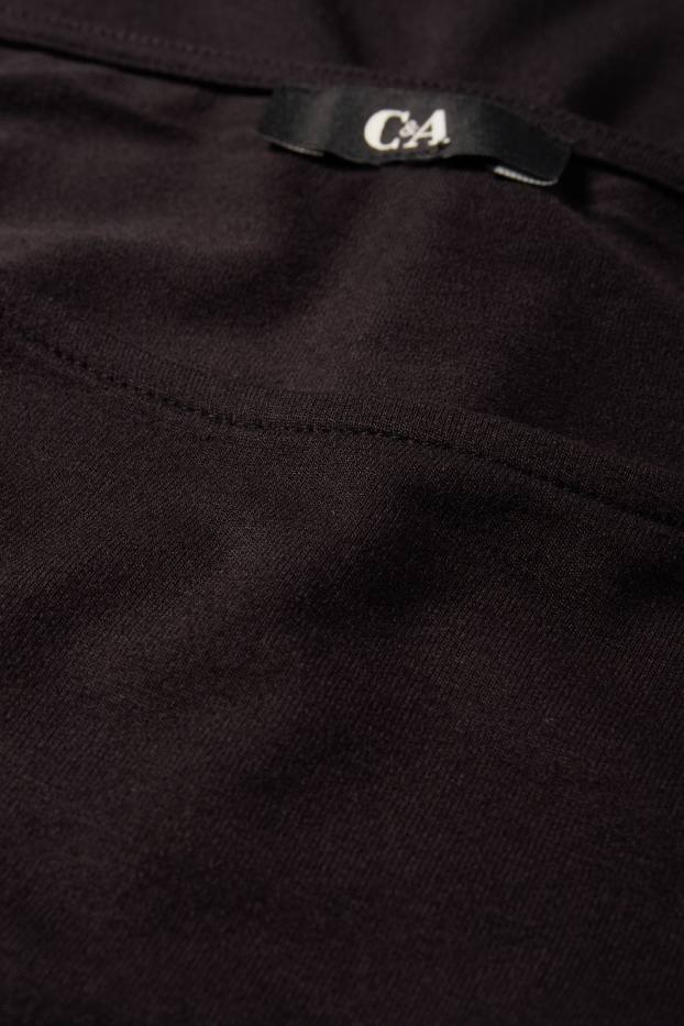 Damen - Langarmshirt - Regular Fit - schwarz