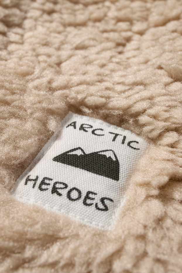 Nen - Jaqueta de teixit polar - blau fosc