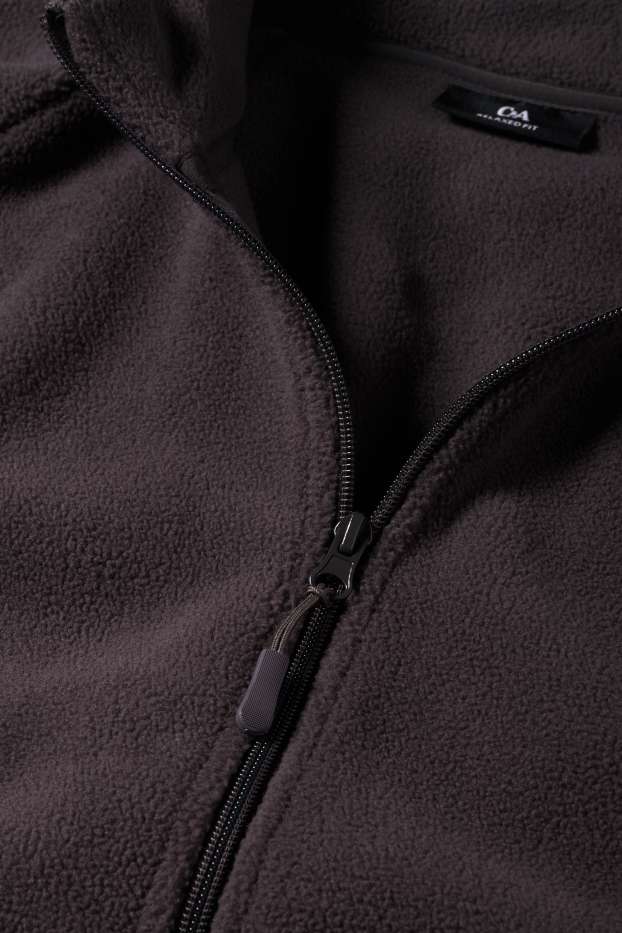 Herren - Fleecejacke - dunkelgrau