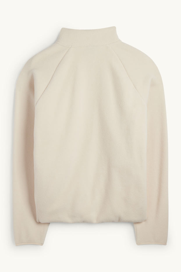 Hommes - Veste en polaire - blanc crème