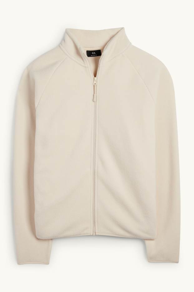 Hommes - Veste en polaire - blanc crème