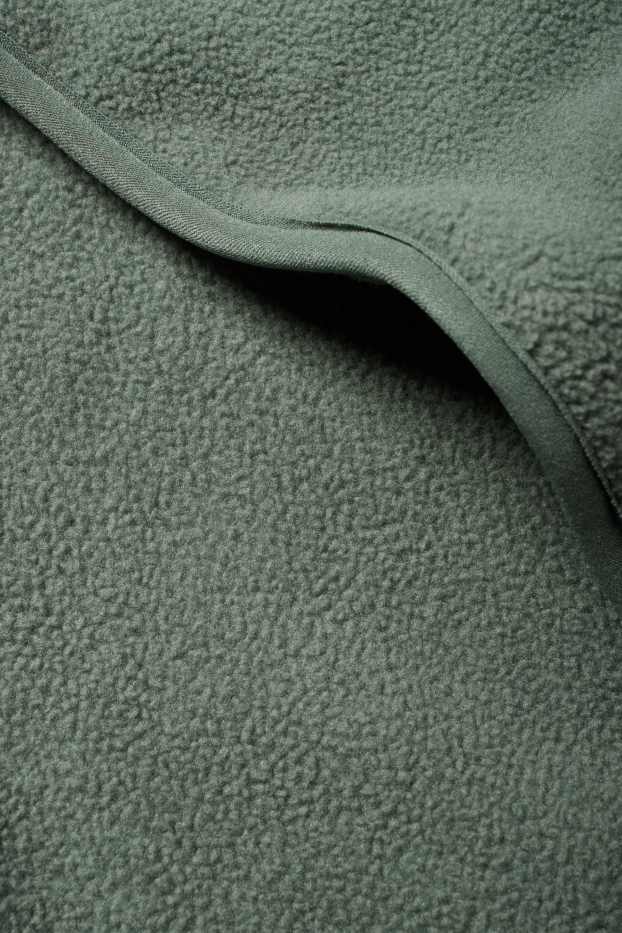 Hommes - Veste en polaire - vert foncé