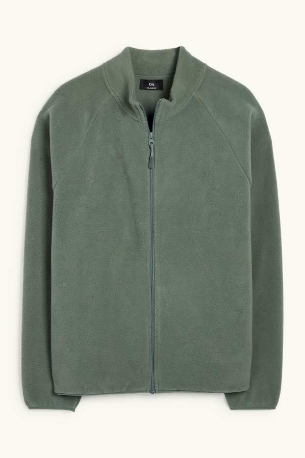 Hommes - Veste en polaire - vert foncé