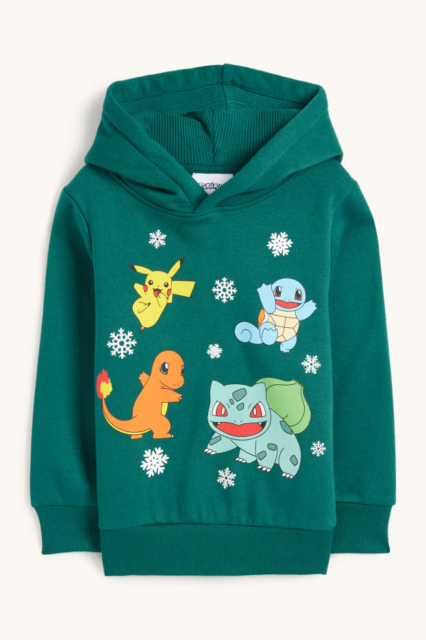 Kinder Jungen - Pokémon - Hoodie - dunkelgrün