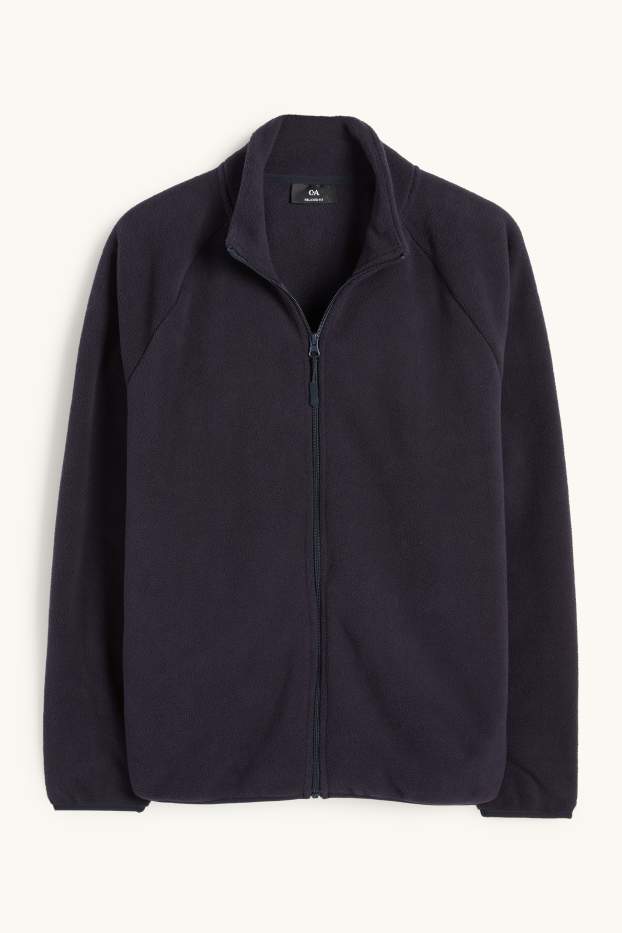 Men - Fleece jacket - dark blue