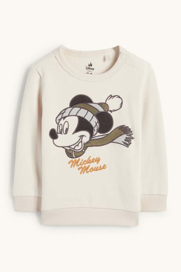 Bébés garçons - Mickey Mouse - tenue pour bébé - 2 pièces - beige clair